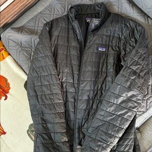 Patagonia Black Nano Puff Full Zip Insulated Jacket Size XL
